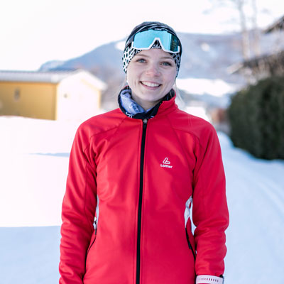 Anna - Langlauftrainerin Nordic Fun